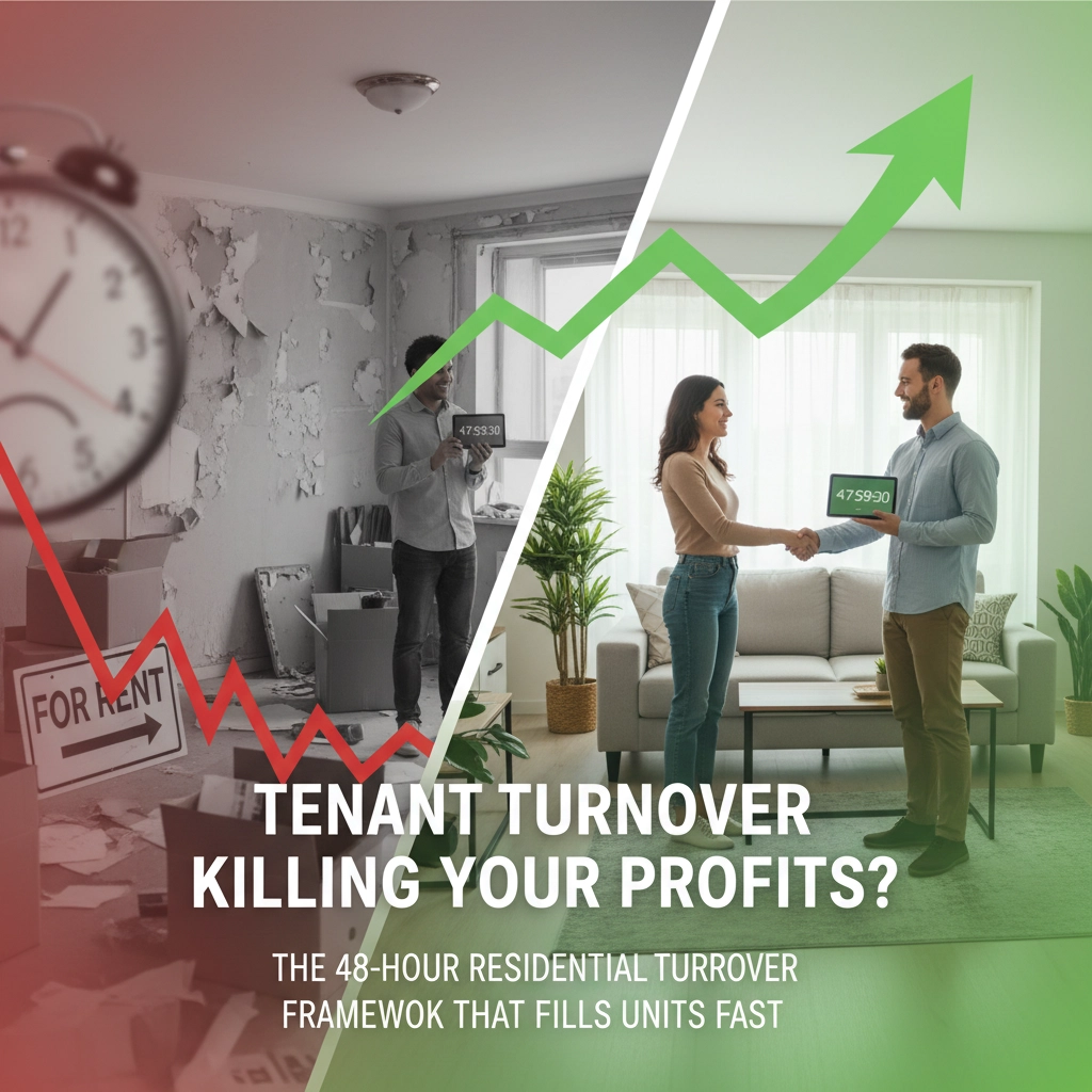 Tenant Turnover Killing Your Profits? The 48-Hour Residential Turnover Framework That Fills Units Fast