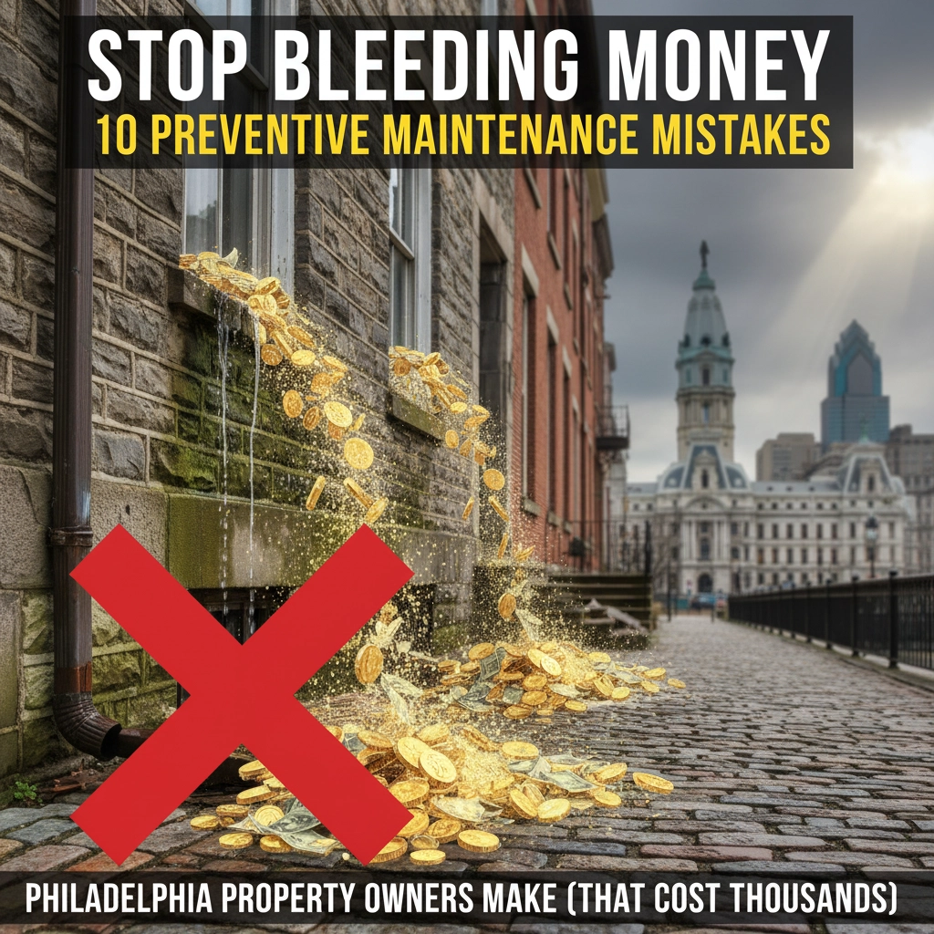 Stop Bleeding Money: 10 Preventive Maintenance Mistakes Philadelphia Property Owners Make (That Cost Thousands)