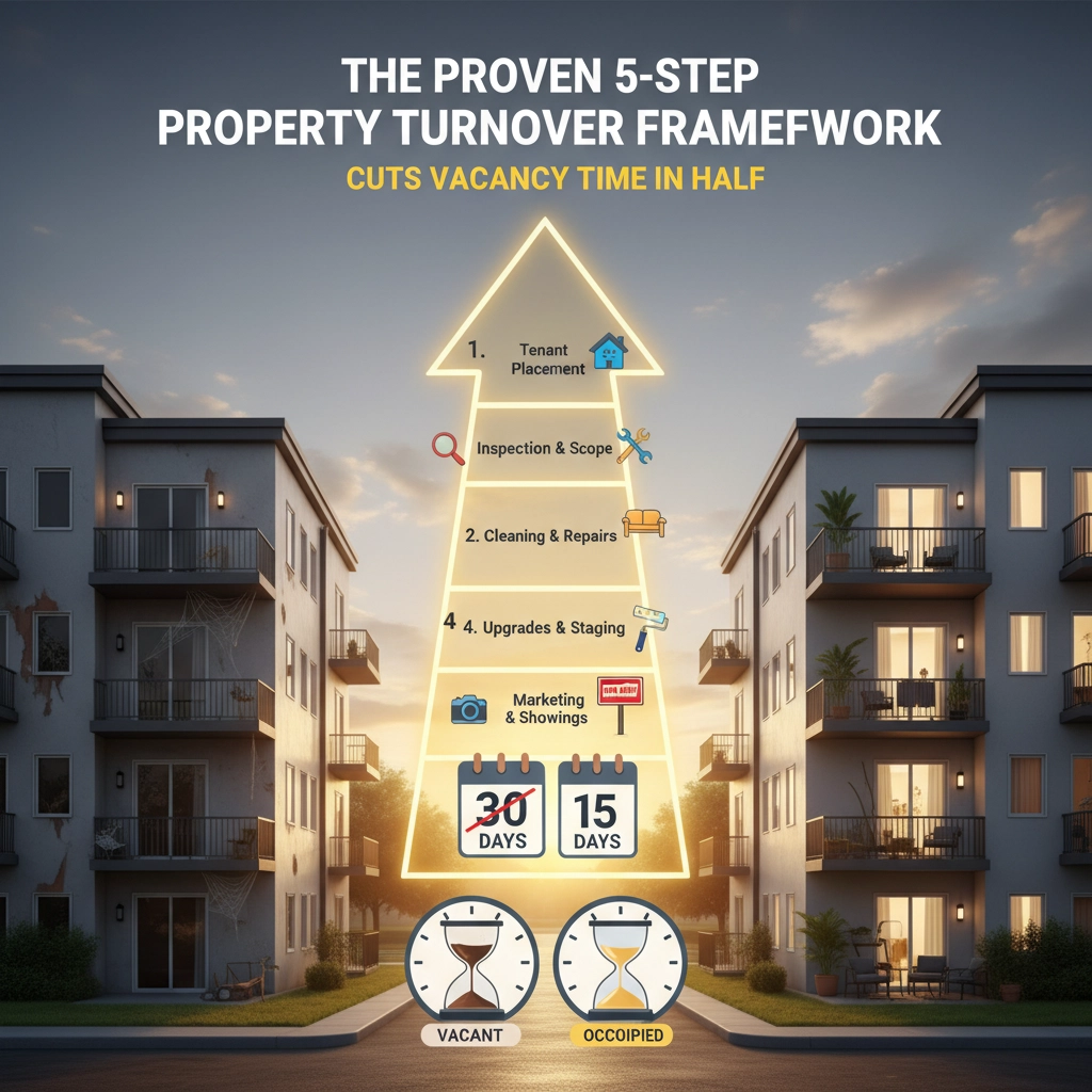 The Proven 5-Step Property Turnover Framework That Cuts Vacancy Time in Half
