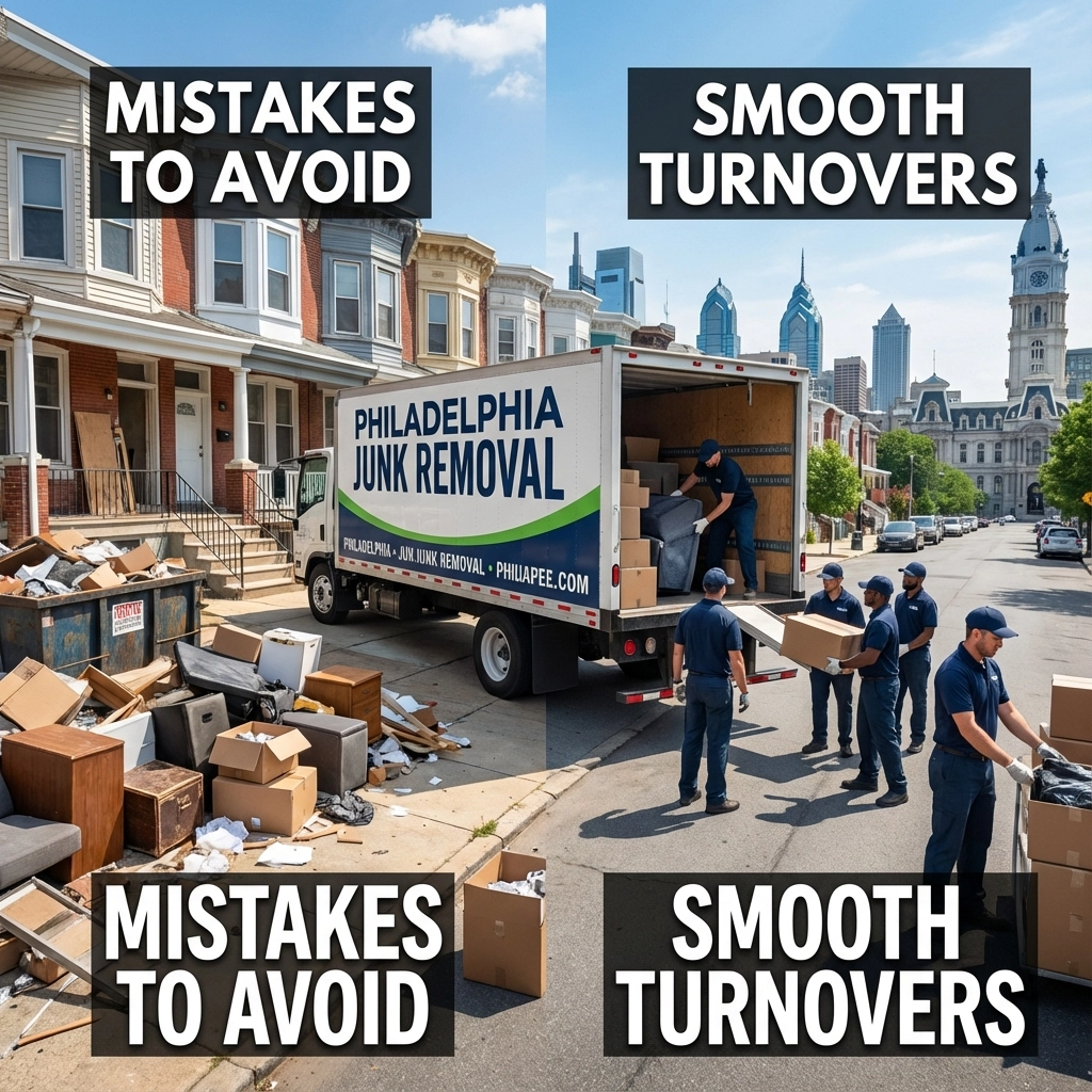 Philadelphia Junk Removal: 5 Mistakes to Avoid During Turnovers