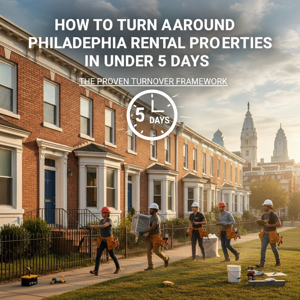 How to Turn Around Philadelphia Rental Properties in Under 5 Days: The Proven Turnover Framework