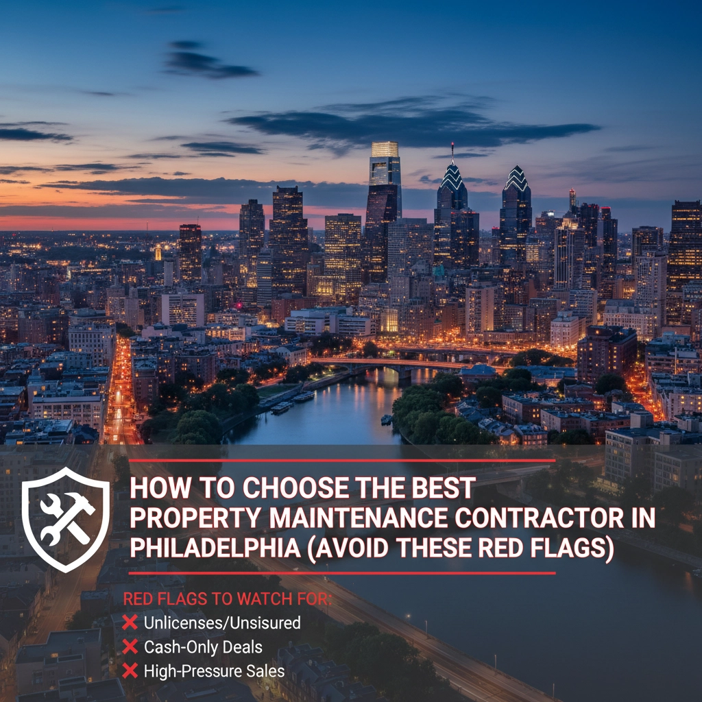How to Choose the Best Property Maintenance Contractor in Philadelphia (Avoid These Red Flags)