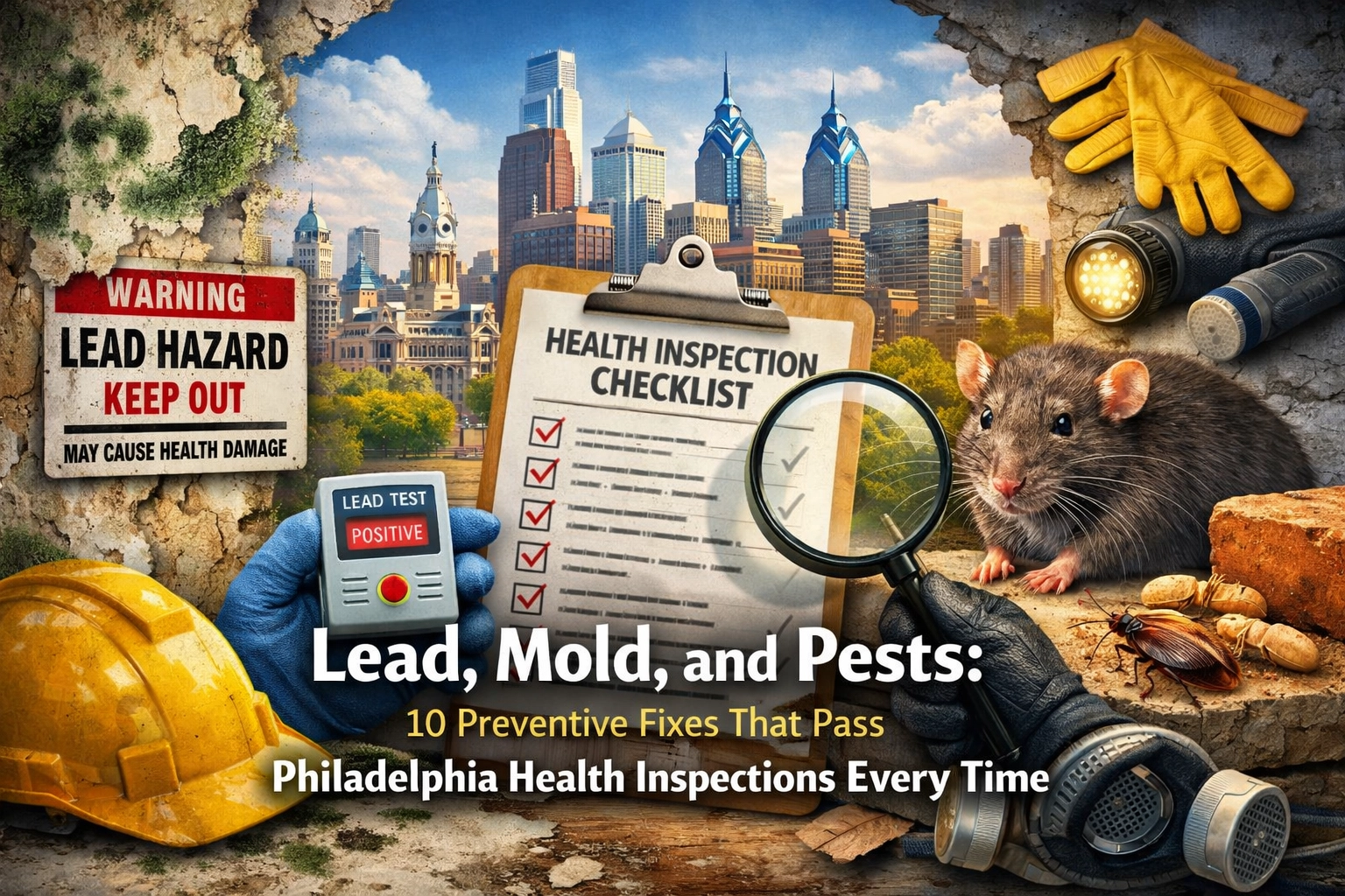 Lead, Mold, and Pests: 10 Preventive Fixes That Pass Philadelphia Health Inspections Every Time