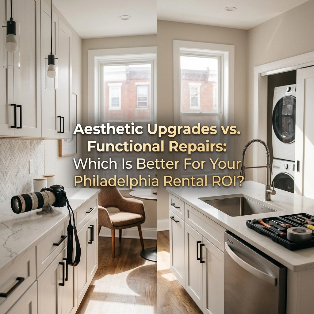 Aesthetic Upgrades vs. Functional Repairs: Which Is Better For Your Philadelphia Rental ROI?